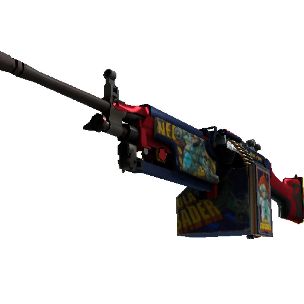 StatTrak™ M249 | Космический воитель (Немного поношенное) StatTrak™ M249 | Космический воитель (Немного поношенное)