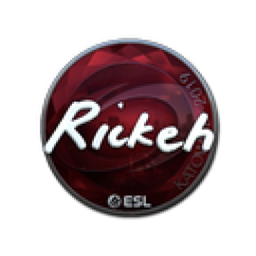 Наклейка | Rickeh (металлическая) | Катовице 2019