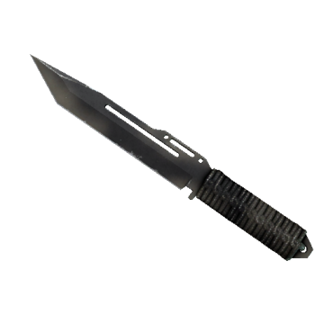 Паракорд-нож | Сажа (После полевых испытаний)
