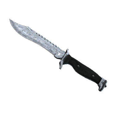 Нож Боуи | Дамасская сталь (После полевых испытаний)